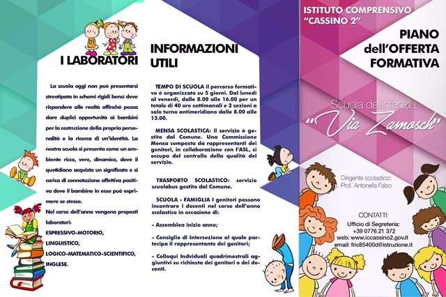 Brochure piano offerta formativa Scuola primaria e infanzia 2017_2